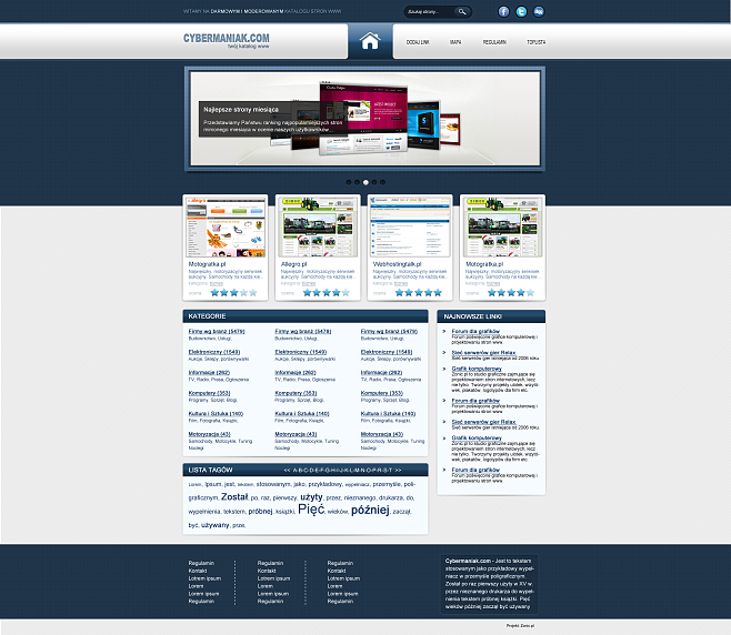 波蘭ZonicPL網(wǎng)頁作品集 界面設(shè)計(jì)與網(wǎng)頁網(wǎng)站設(shè)計(jì)探析